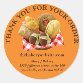 ご感謝していの注文のカスタムラベル ラウンドシール