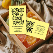 ご感謝してい注文の割引コードQRコード 名刺