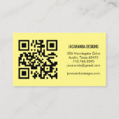 ご感謝してい注文の割引コードQRコード 名刺 (裏面)