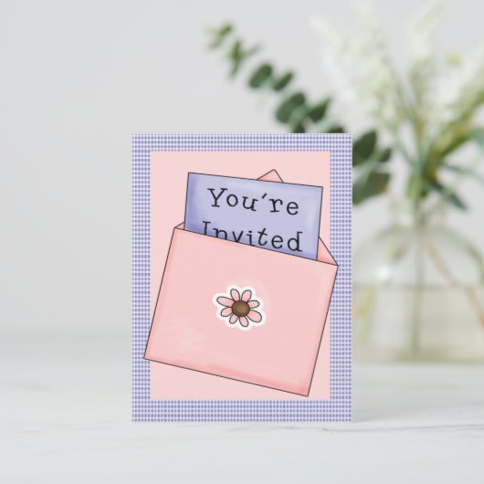 ご招待します インビテーションポストカード (スタンド正面)