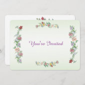 ご招待します 招待状 (正面/裏面)