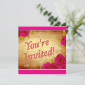 「ご招待します！」 招待状 (スタンド正面)