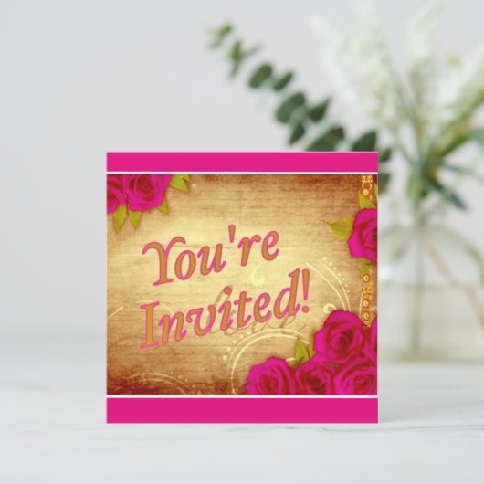 「ご招待します！」 招待状 (スタンド正面)