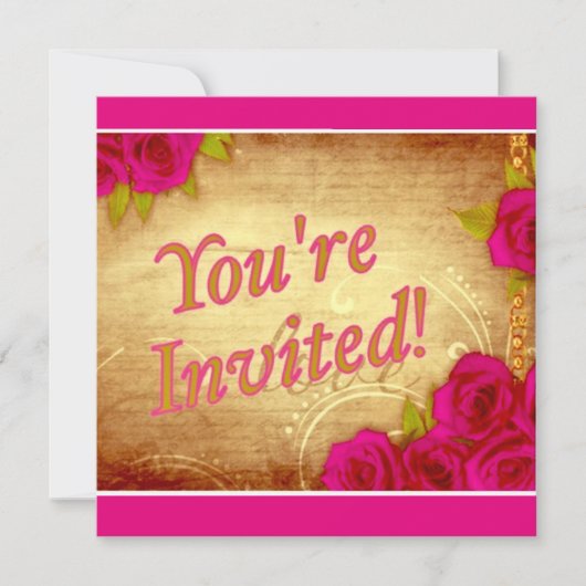 「ご招待します!」 招待状 (正面)