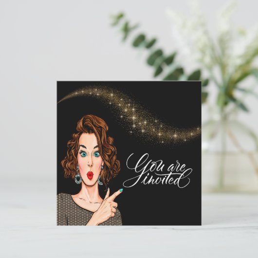 ご招待します 招待状 (スタンド正面)