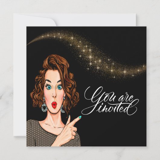 ご招待します 招待状 (正面)