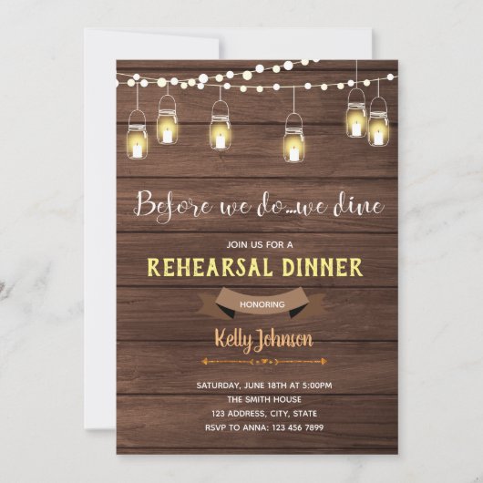 ご招待の前に 招待状 (正面)