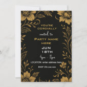 ご招待状テンプレート 招待状 (正面)