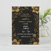 ご招待状テンプレート 招待状 (スタンド正面)