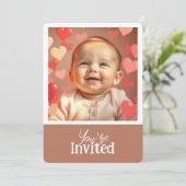 ご招待状 お気に入りの写真とテキストで 招待状 (スタンド正面)