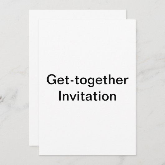 ご招待 招待状 (正面/裏面)