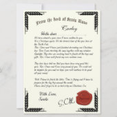 ご招待 招待状 (正面)