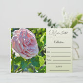 ご招待 - 1本のバラ 招待状 (スタンド正面)