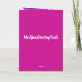 ご挨拶おめでとうございます カード (裏面)