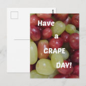 ご挨拶（ぶどうの日を！） ポストカード (正面/裏面)