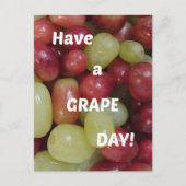 ご挨拶（ぶどうの日を！） ポストカード (正面)
