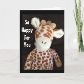 ご採用おめでとうございます カード (正面)