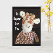 ご採用おめでとうございます カード (黄色い花)