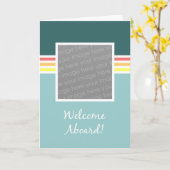 ご搭乗写真カード ようこそ カード (黄色い花)