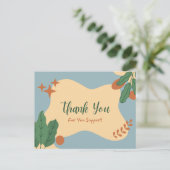 ご支援ありがとう ポストカード (スタンド正面)