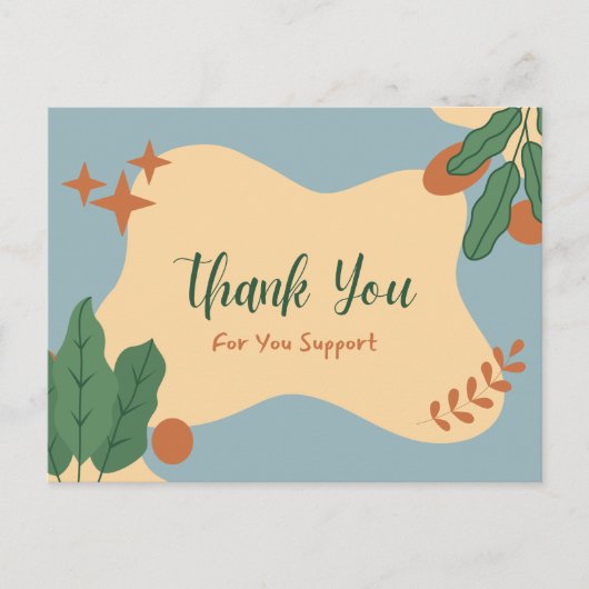 ご支援ありがとう ポストカード (正面)