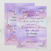 ご支援に感謝 招待状 (正面/裏面)