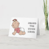 ご新生児 カード (正面)