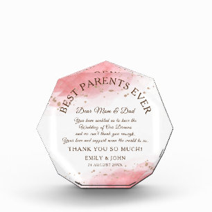 ご最高の親のお礼 フォトブロック