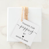 ご来場ありがとう タグ, ウェディング タグ, クラフト フェイバータグ (インサイチュ)