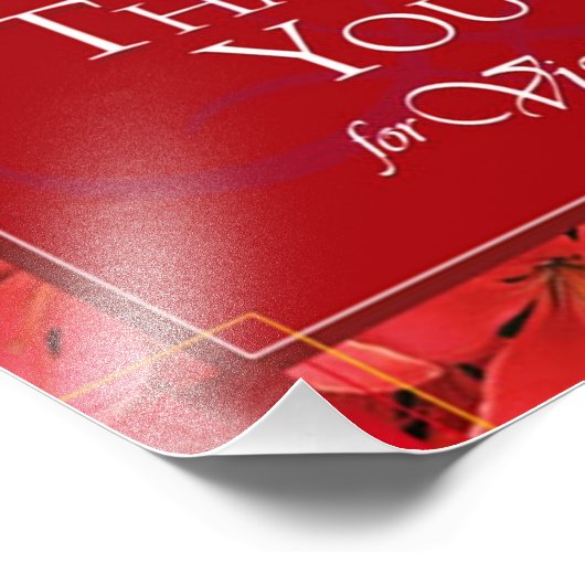 ご来場いただきありがとうございます フォトプリント            (角)