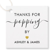 ご来場いただきありがとう タグ, ウェディング ゴールド