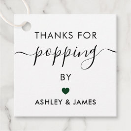 ご来場いただきありがとう タグ ウェディング フォレストグリーン