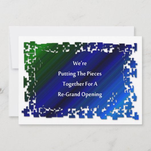 ご来場の時は是非ご参加ください 招待状 (正面)