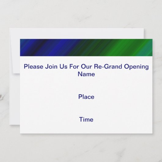 ご来場の時は是非ご参加ください 招待状 (裏面)