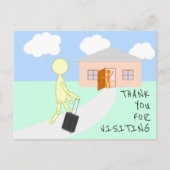 ご来訪ありがとう - ノードノーツ ポストカード (正面)