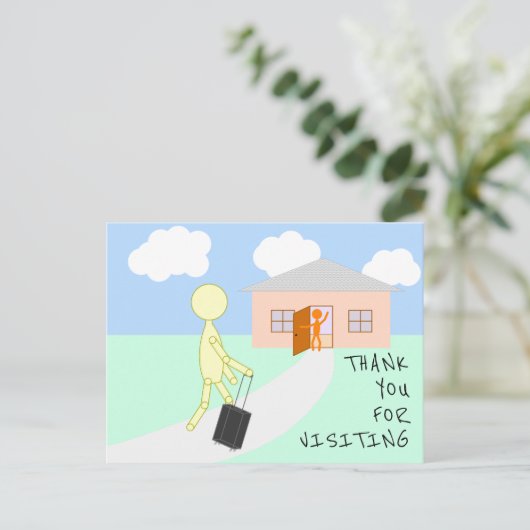 ご来訪ありがとう - ノードノーツ ポストカード (スタンド正面)