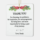 ご案内聞ありがとうございます セラミックオーナメント (左)