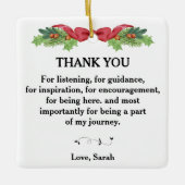 ご案内聞ありがとうございます セラミックオーナメント (正面)