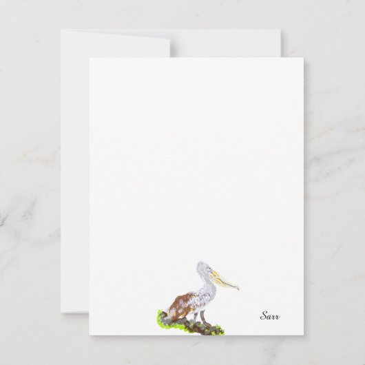 ご案内:コウテイペンギンがやってきました 招待状 (裏面)