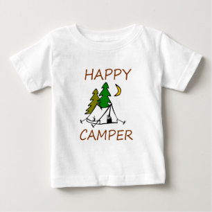 ご機嫌な人のアウトドア ベビーTシャツ