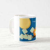 ご機嫌な人のマグ コーヒーマグカップ (正面左)