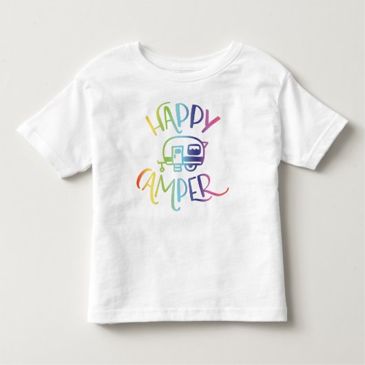 ご機嫌な人の上の子供へ トドラーTシャツ (正面)