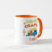 ご機嫌な人の二重味方されたコーヒー・マグ マグカップ (正面右)