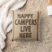 ご機嫌な人の小麦粉袋 クッション (ブランケット)