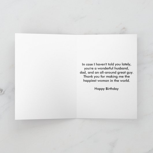 ご機嫌な人の誕生日 カード (内部)