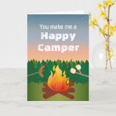 ご機嫌な人の誕生日 カード (黄色い花)