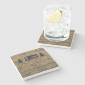 ご機嫌な人の退職|素朴な木RVキャンプ ストーンコースター (横)