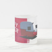 ご機嫌な人のShastaのトレーラーのマグ フロストグラスマグカップ (中央)