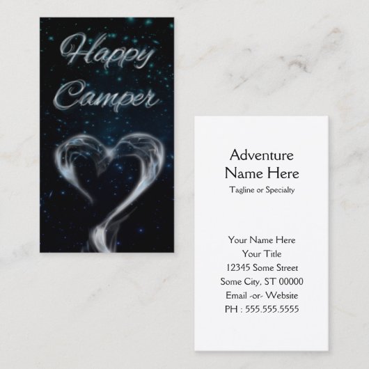 ご機嫌な人愛煙 名刺 (正面/裏面)