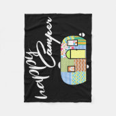 ご機嫌な人毛布 フリースブランケット (正面)